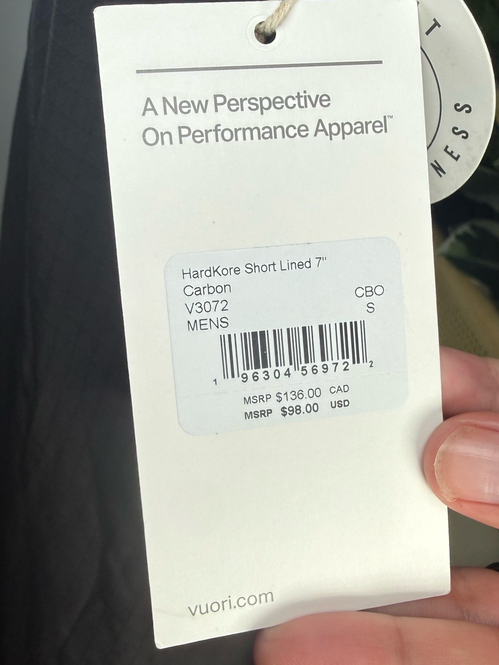 NWT Vuori HardKore Short 7" - Picture 6 of 8